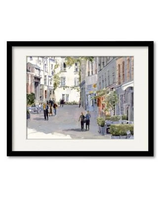 Courtside Market Paris Street Framed Matted Art Collection