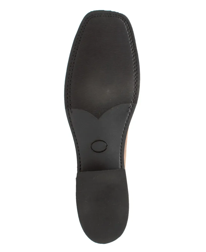 AdTec Men's 12" Work Western Square Toe Black/Brown