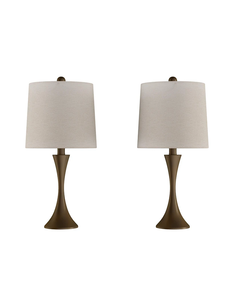Lavish Home Table Lamps - Set of 2