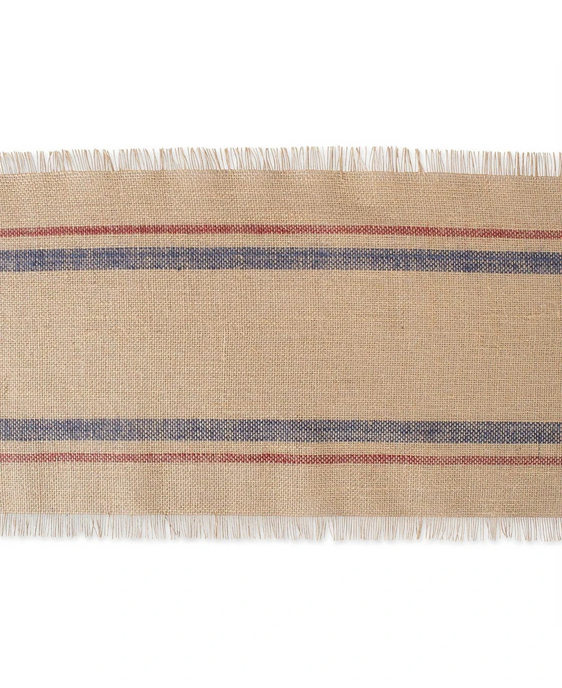 Design Imports Burlap Table Runner 14" x 108"