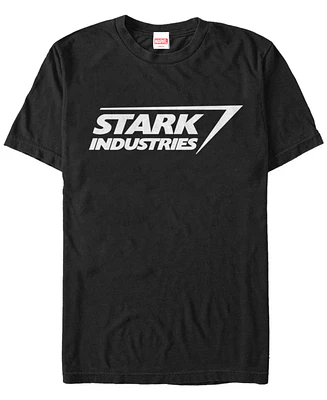 Marvel Men's Iron Man Stark Industries Logo Short Sleeve T-Shirt