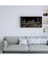 Ellicia Amando Boston Glowing Canvas Art - 36.5" x 48"