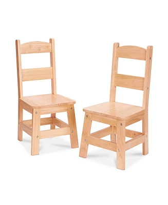 Melissa and Doug Wooden Chair Pair