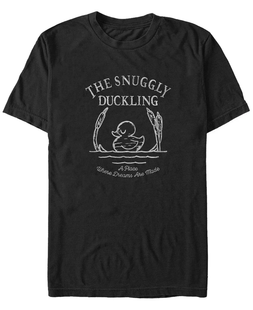 Disney Men's Tangled The Snuggly Duckling Where Dreams are Made Short Sleeve T-Shirt