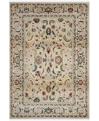 Lauren Ralph Lauren Tristan LRL1299E Beige and Multi 5'1" X 7'6" Area Rug