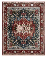 Lauren Ralph Lauren Camille Lrl1225a Red Navy Area Rug