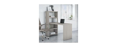Kathy Ireland Office by Bush Furniture Echo Bookcase Desk