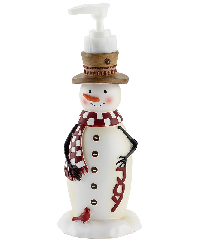 Avanti Country Friends Holiday Resin Soap/Lotion Dispenser