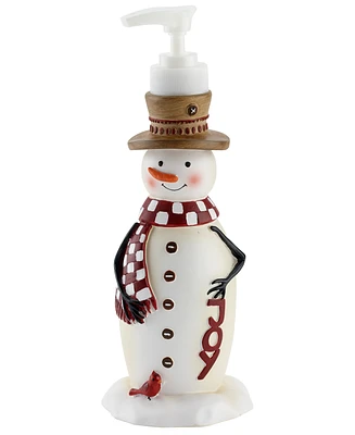 Avanti Country Friends Holiday Resin Soap/Lotion Dispenser