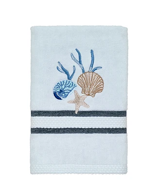 Avanti Blue Lagoon Ombre Seashells Hand Towel, 16" x 30"