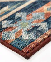 Closeout! Orian Alexandria Kilim Diamonds Faded Red 5'1" x 7'6" Area Rug