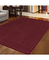 Closeout! Km Home 782/1712/Red Pesaro Red 7'9" x 11' Area Rug