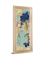 Classy Art Composition 4A by Melissa Wang Framed Print Wall Art - 18" x 42"