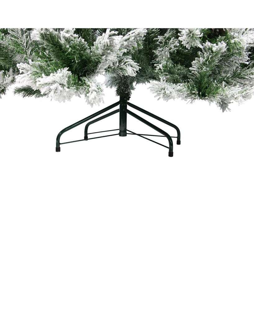 Northlight 6' Flocked Angel Pine Artificial Christmas Tree - Unlit