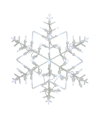 Northlight 16" Led Lighted Snowflake Christmas Window Silhouette Decoration