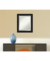 Amanti Art Eva Silver-tone Framed Bathroom Vanity Wall Mirror, 21.25" x 25.25"