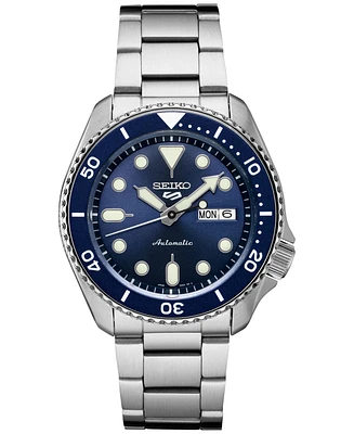 Seiko Men's Automatic 5 Sports Stainless Steel Bracelet Watch 42.5mm