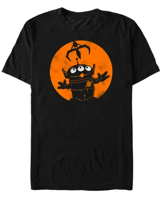 Disney Pixar Men's Toy Story Alien Claw Machine Halloween Short Sleeve T-Shirt