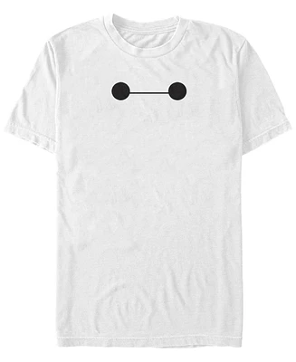 Disney Men's Big Hero 6 Baymax Face Costume Short Sleeve T-Shirt