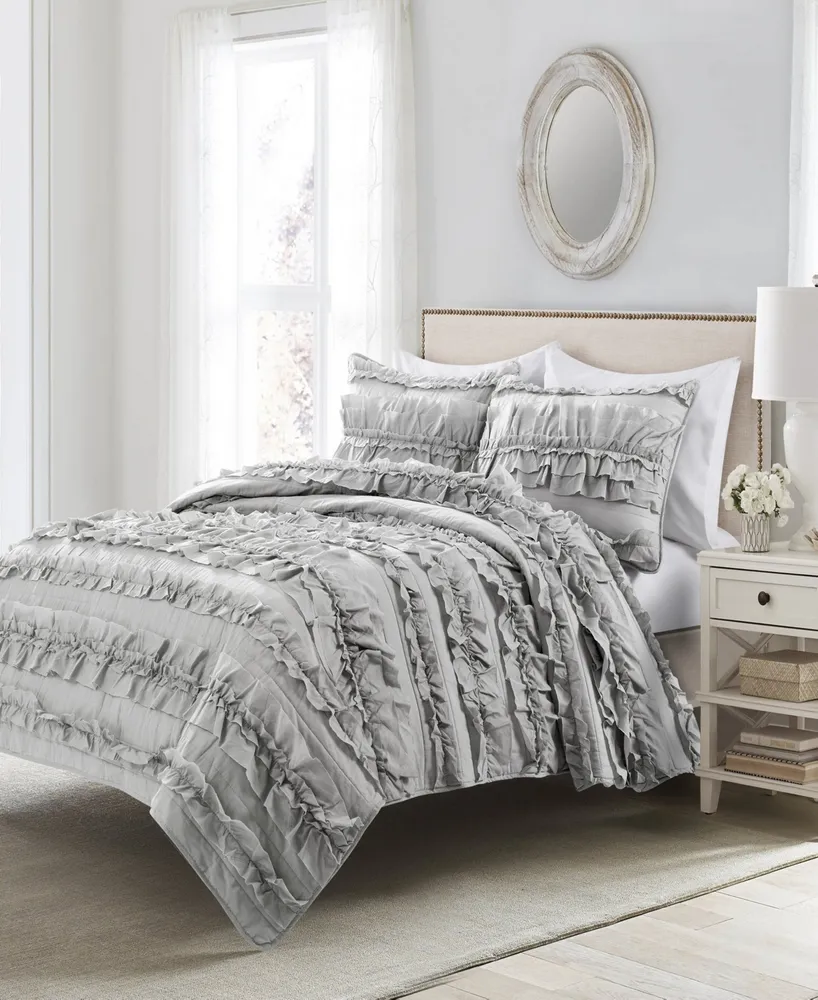 Lush Decor Belle Ruffle -Pc. Quilt Set