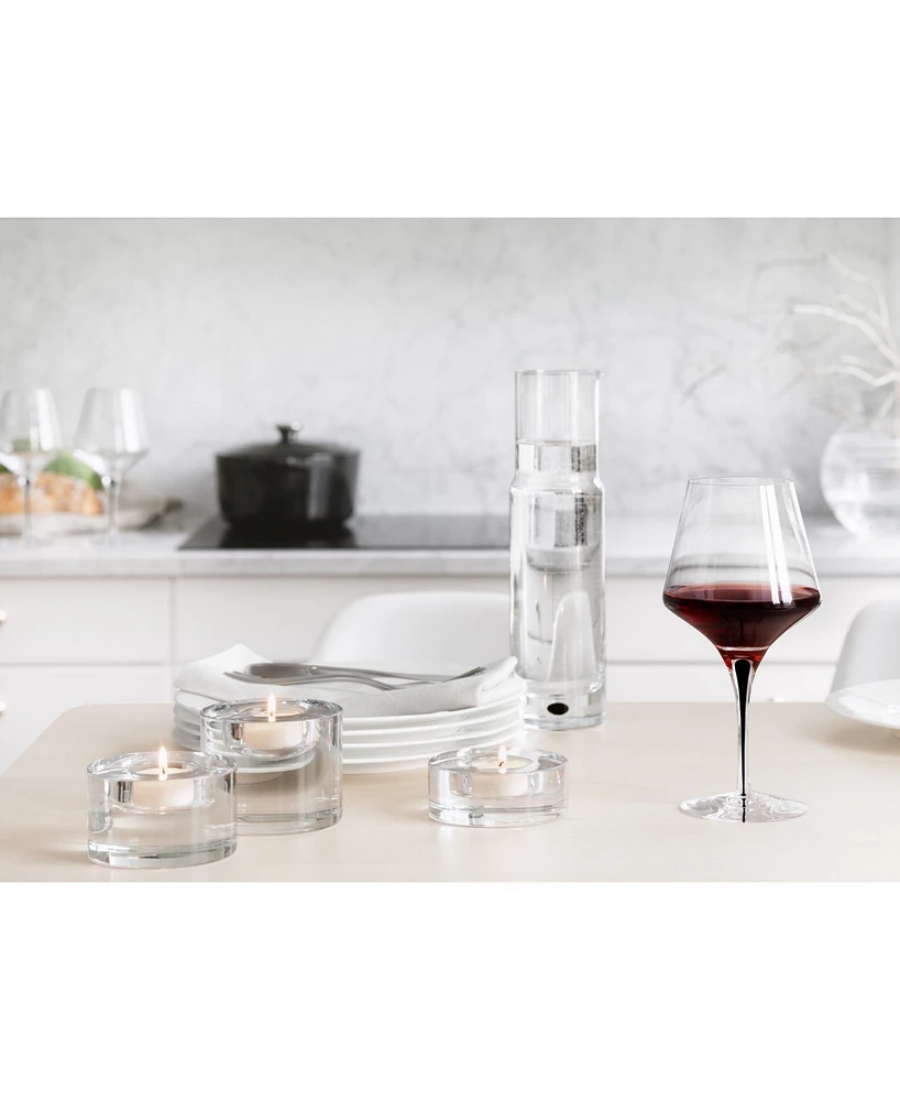 Orrefors Metropol Red Wine Glasses Pair