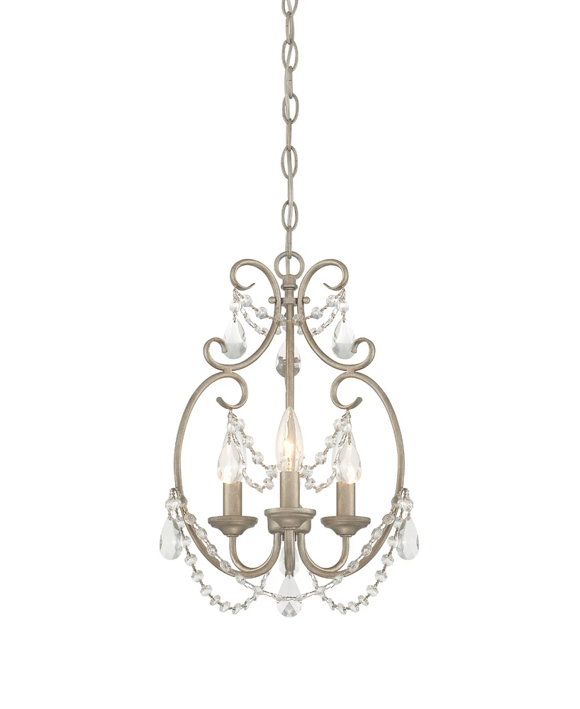 Designers Fountain Dahlia 3 Light Mini Chandelier