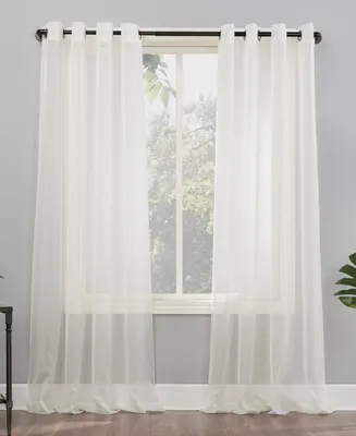 Sheer Voile Grommet Curtain Panel