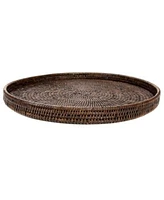 Artifacts Trading Company Rattan Round Tray Collection