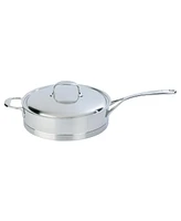 Demeyere Atlantis 3-Qt. Stainless Steel Saute Pan with Helper Handle