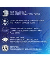 Royal Luxe White Goose Feather Down 240 Thread Count Comforters Exclusively At Macys