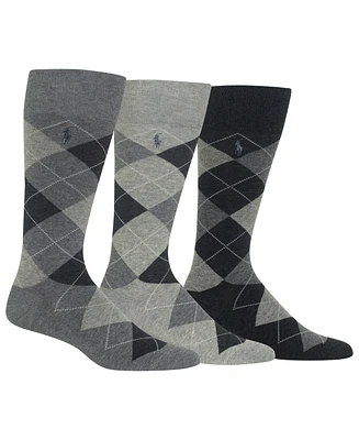 Polo Ralph Lauren Men's 3-Pk. Argyle Dress Socks