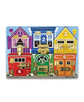 Melissa Doug Latches Wooden Activity Board