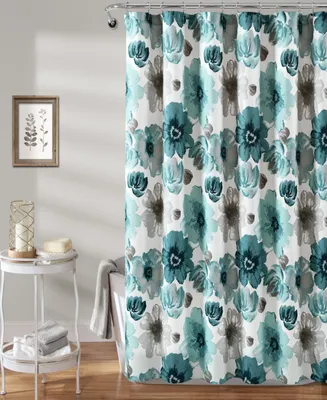 Lush Decor Leah Shower Curtain, 72" x