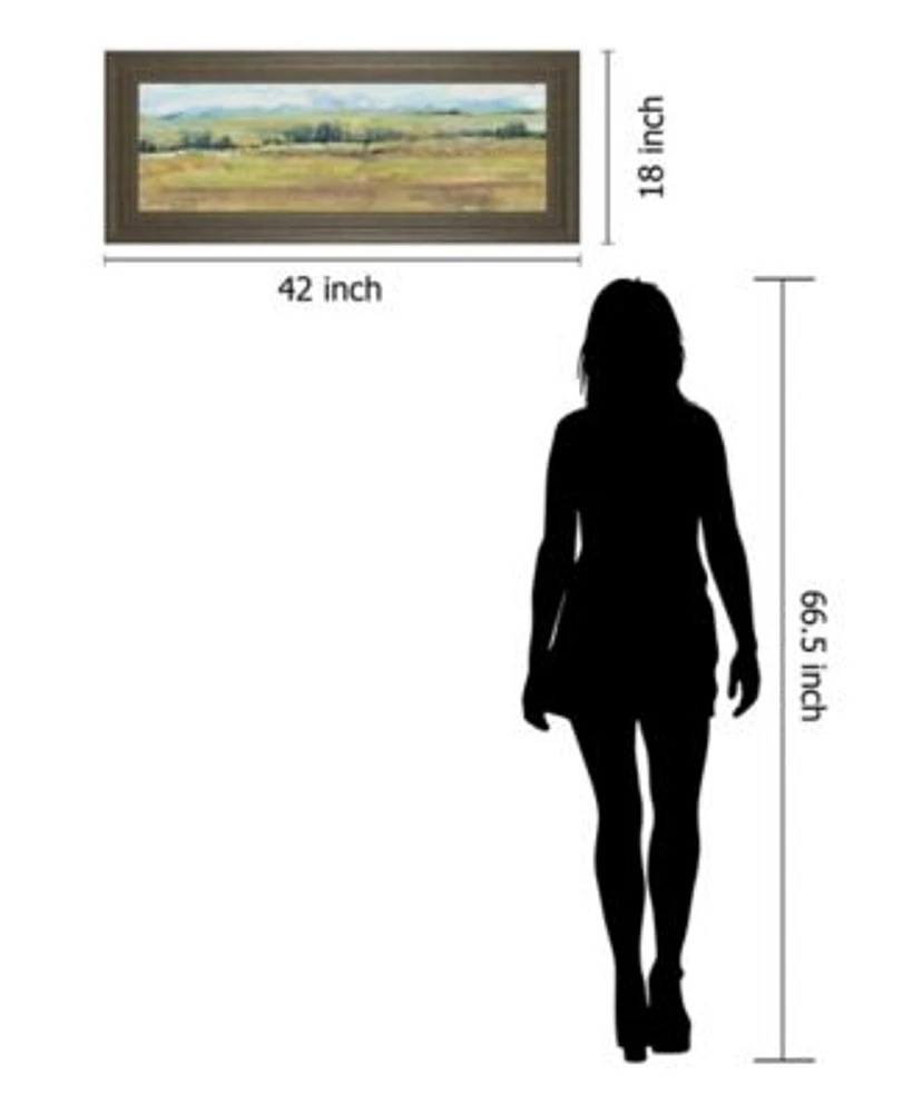 Classy Art Distant Treeline Panel By Tim Otoole Framed Print Wall Art Collection