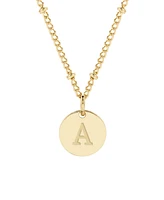 brook & york Madeline 14K Gold Plated Initial Pendant