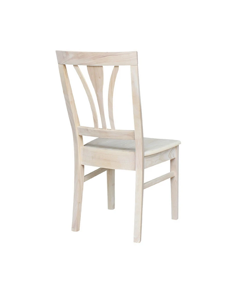International Concepts Fanback Chairs, Set of 2