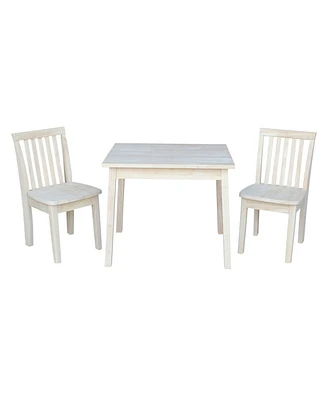 International Concepts Table with 2 Mission Juvenile Chairs