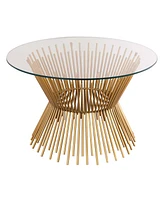 Tov Furniture Grace Glass Coffee Table