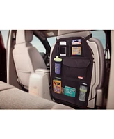Diono Toddler Stow 'n Go Car Back Seat Organizer, Kick Mat Seat Protector, 7 Pockets, 2 Drinks Holders