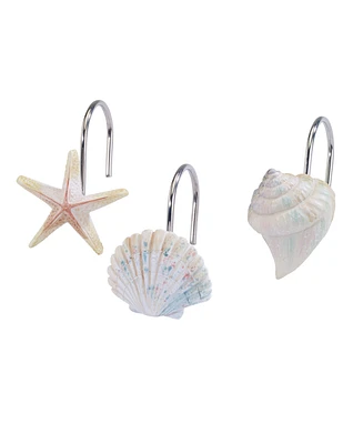 Avanti Coastal Terrazzo Resin 12-Pc. Shower Curtain Hooks