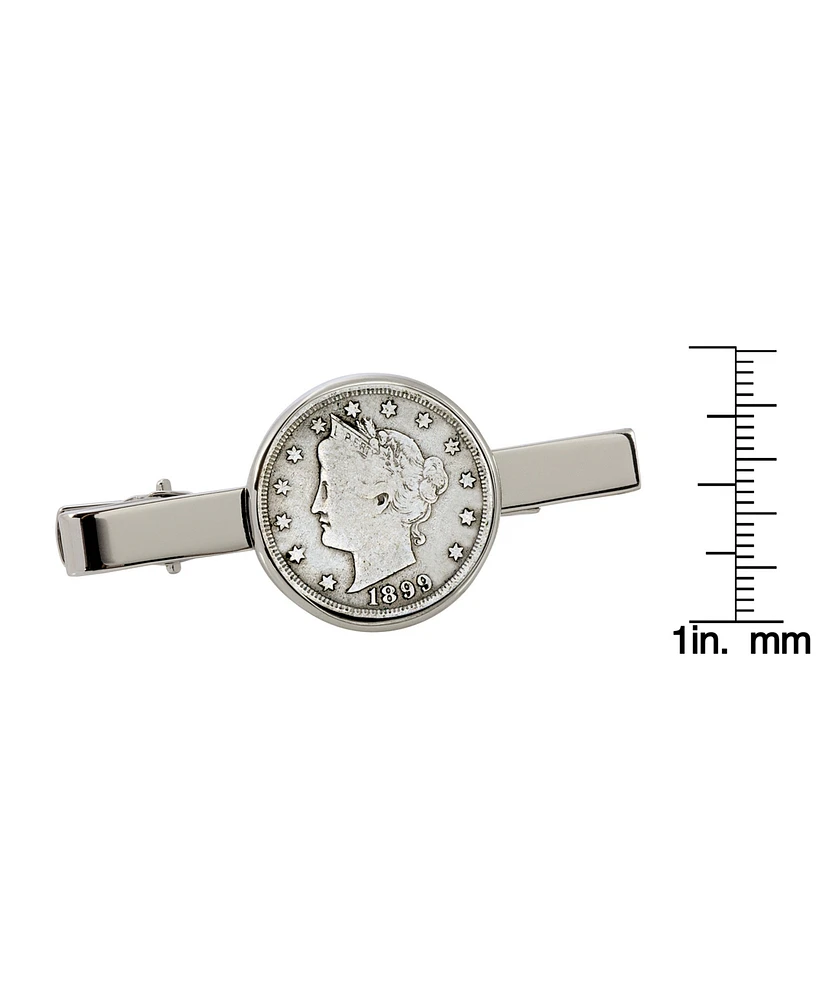American Coin Treasures 1800's Liberty Nickel Coin Tie Clip