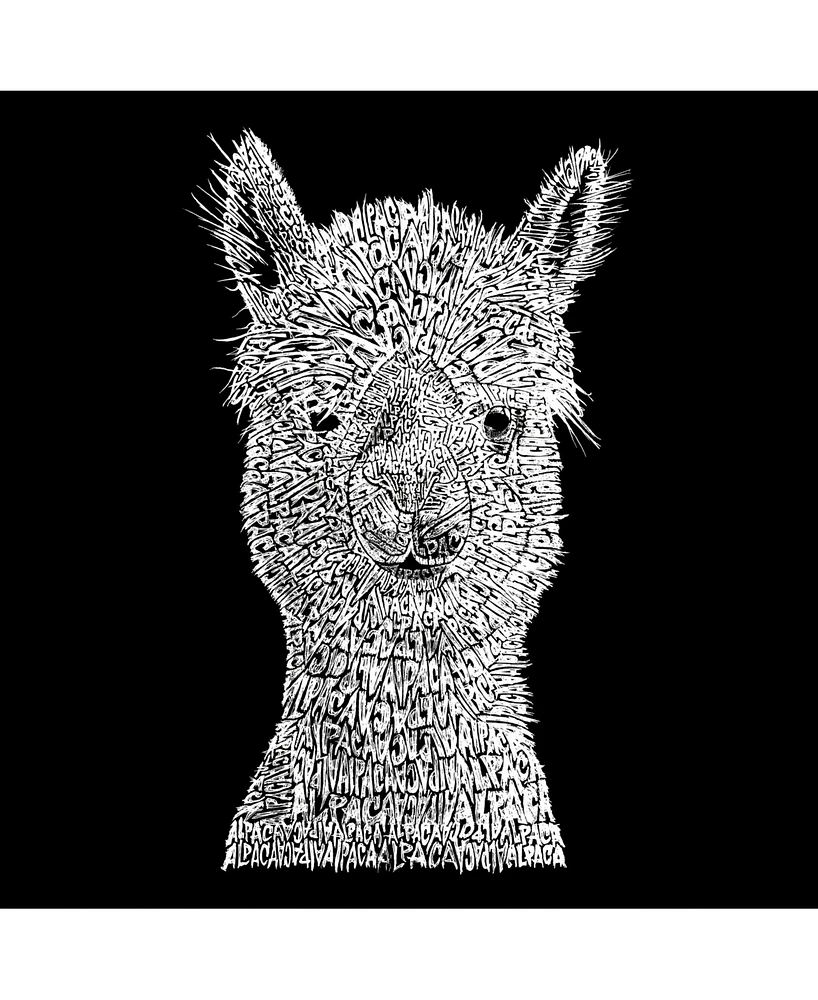 La Pop Art Men's Word - Alpaca Long Sleeve T-Shirt