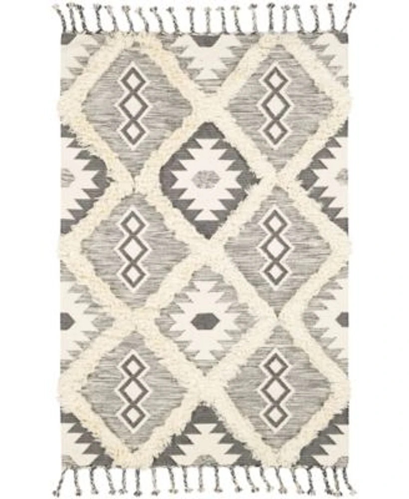 Closeout Livabliss Apache Apa 2305 Charcoal Area Rug