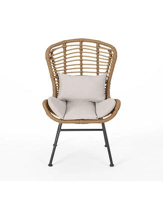 Noble House La Habra Outdoor Club Chairs