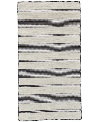 Feizy Duprine R0560 Black 4' x 6' Area Rug