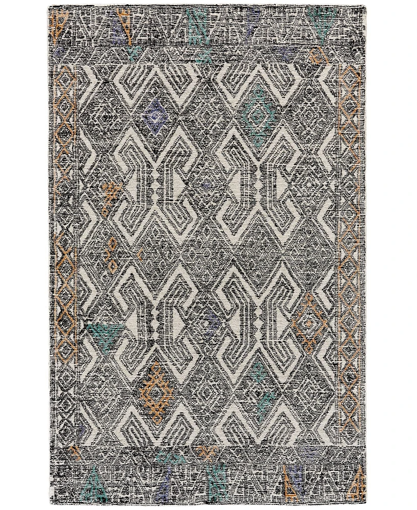 Feizy Arazad R8479 Black 5' x 8' Area Rug