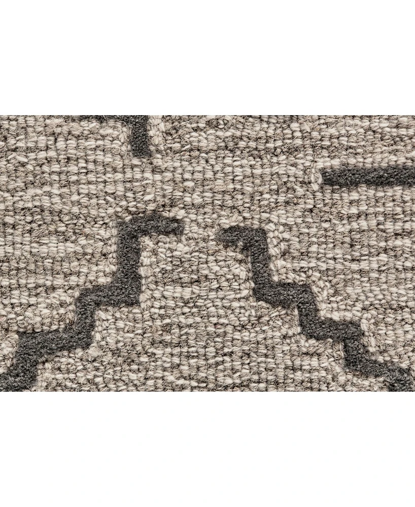 Feizy Enzo R8732 Charcoal 8' x 11' Area Rug