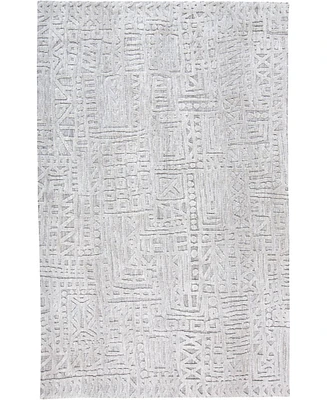 Feizy Colton R8793 Gray 5' x 8' Area Rug