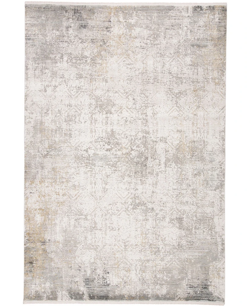 Feizy Cadiz R3892 Gray 3'1" x 5' Area Rug