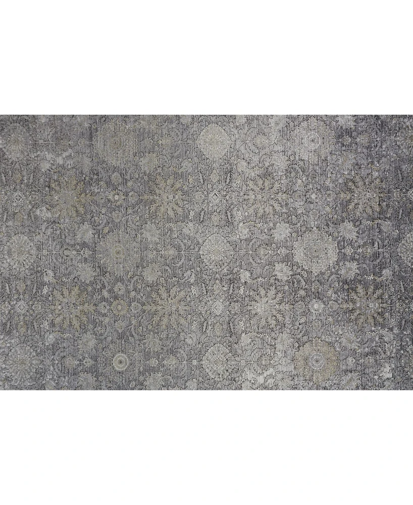 Feizy Sarrant R3965 Sand 4' x 5'3" Area Rug